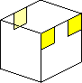 Rubik's Cube : arrêtes jaunes mouvement 4