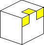 Rubik's Cube : arrêtes jaunes mouvement 5