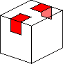 Rubik's Cube : inversion des carrés 2 à 2 mouvement 1