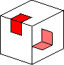 Rubik's Cube : inversion des carrés 2 à 2 mouvement 2